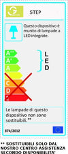 Applique-moderno-Gea-Luce-STEP-AG-40W-LED-220V-alluminio-lampada-parete