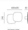 Applique-moderno-Gea-Luce-STEP-AG-40W-LED-220V-alluminio-lampada-parete