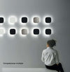 Applique-moderno-Gea-luce-STEP-AP-20W-LED-220V-alluminio-lampada-parete