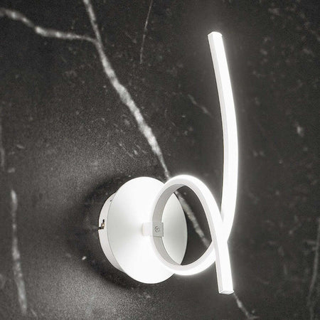 Applique-moderno-Gea-Luce-TOSCA-P1-3000°K-15W-LED-alluminio-lampada-parete-soffitto