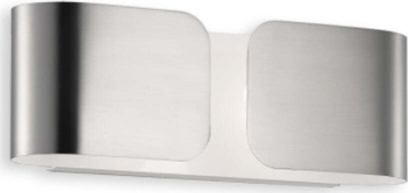 Applique-moderno-Ideal-Lux-CLIP-AP2-MINI-049236-091136-049229-G9-LED-metallo-biemissione-lampada-parete