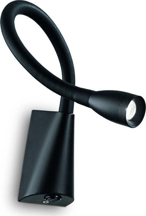 Applique-moderno-Ideal-Lux-GOOSE-AP1142708-142692-LED-gomma-orientabile-flessibile-lampada-parete