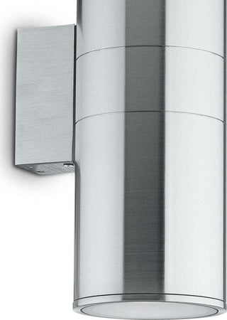 Applique-moderno-Ideal-Lux-GUN-AP2-BIG-E27-LED-lampada-parete-biemissione