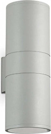 Applique-moderno-Ideal-Lux-GUN-AP2-BIG-E27-LED-lampada-parete-biemissione