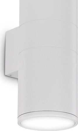 Applique-moderno-Ideal-Lux-GUN-AP2-SMALL-GU10-LED-alluminio-lampada-parete-biemissione