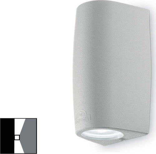 Applique-moderno-Ideal-Lux-KEOPE-AP2-147772-147819-147796-GU10-LED-IP55-biemissione-resina-lampada-parete