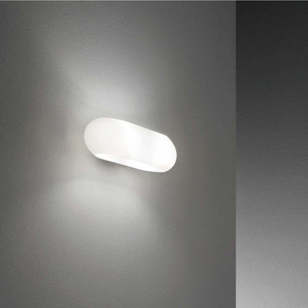 Applique-moderno-Ideal-Lux-MORIS-AP2-034546-G9-LED-vetro-soffiato-lampada-parete