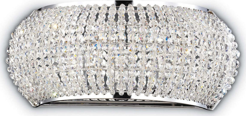 Applique-moderno-Ideal-Lux-PASHA'-AP3-082264-G9-LED-cristallo-lampada-parete