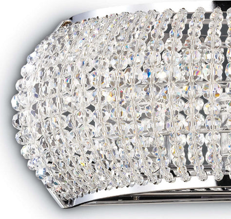 Applique-moderno-Ideal-Lux-PASHA'-AP3-082264-G9-LED-cristallo-lampada-parete
