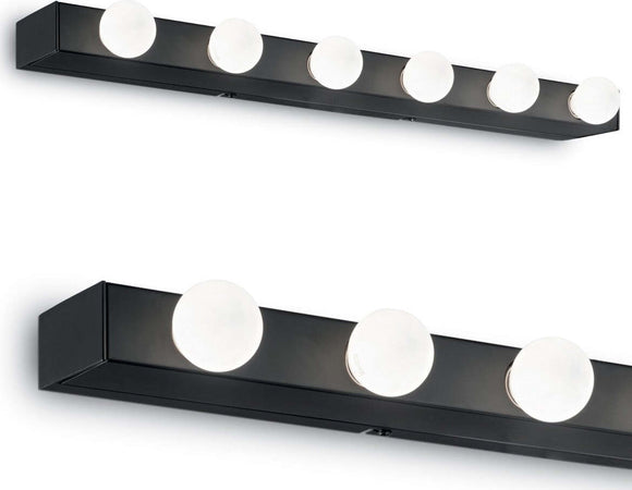 Applique-moderno-Ideal-Lux-PRIVE'-AP6-159423-045627-159508-E14-LED-metallo-lampada-parete