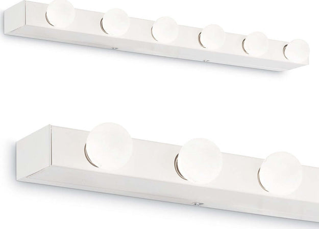Applique-moderno-Ideal-Lux-PRIVE'-AP6-159423-045627-159508-E14-LED-metallo-lampada-parete