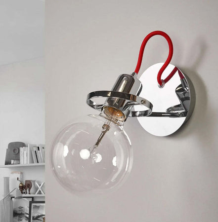 Applique-moderno-Ideal-Lux-RADIO-AP1-119465-119427-119502-E27-LED-metallo-lampada-parete