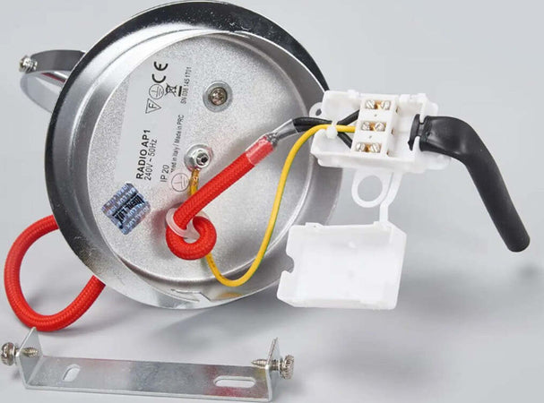 Applique-moderno-Ideal-Lux-RADIO-AP1-119465-119427-119502-E27-LED-metallo-lampada-parete