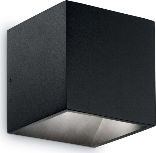 Applique-moderno-Ideal-Lux-RUBIK-AP1-142302-149738-LED-IP44-biemissione-lampada-parete