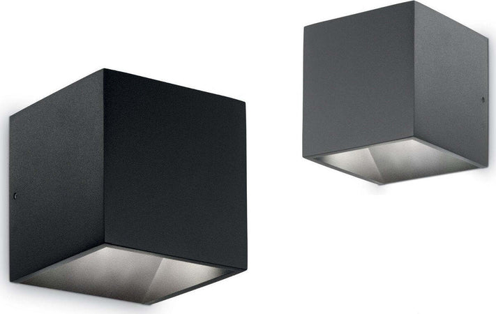 Applique-moderno-Ideal-Lux-RUBIK-AP1-142302-149738-LED-IP44-biemissione-lampada-parete