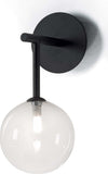 Applique-moderno-Illuminando-BOLLE-AP-1-NR-TR-G9-LED-metallo-vetro-sfera-lampada-parete