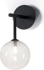 Applique-moderno-Illuminando-BOLLE-AP-1-NR-TR-G9-LED-metallo-vetro-sfera-lampada-parete