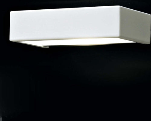 Applique-moderno-Illuminando-BRIK-1-LED-metallo-vetro-lampada-parete-biemissione