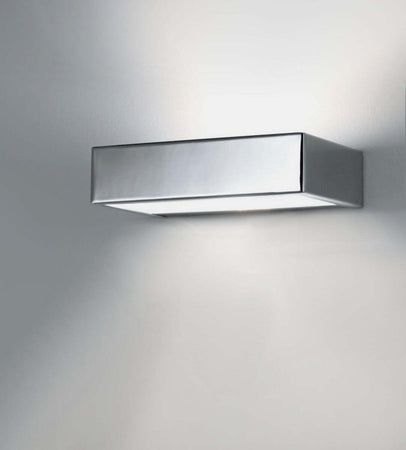Applique-moderno-Illuminando-BRIK-1-LED-metallo-vetro-lampada-parete-biemissione