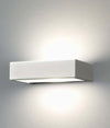 Applique-moderno-Illuminando-BRIK-1-R7s-LED-metallo-vetro-lampada-parete-biemissione