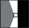 Applique-moderno-Illuminando-BRIK-2-R7s-LED-metallo-vetro-lampada-parete-biemissione
