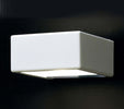 Applique-moderno-Illuminando-BRIK-P-LED-metallo-vetro-lampada-parete-biemissione