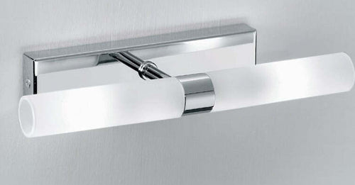Applique-moderno-Illuminando-DON-2-CR-G9-LED-metallo-vetro-pirex-lampada-parete-soffitto