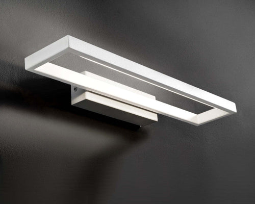 Applique-moderno-Illuminando-FILO-G-LED-lampada-parete-biemissione-metallo-bianco-rettangolare-interni-12W-3000°K-965LM