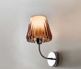 Applique-moderno-Illuminando-GAIA-AP-LED-lampada-parete-acrilico-tortora-viola-trasparente-interno-E14
