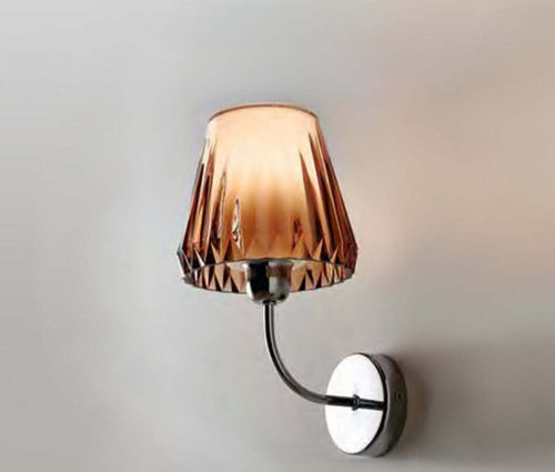 Applique-moderno-Illuminando-GAIA-AP-LED-lampada-parete-acrilico-tortora-viola-trasparente-interno-E14