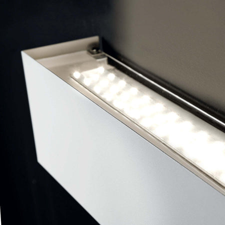 Applique-moderno-Illuminando-LEI-LEIM3K-LED-lampada-parete-metallo-biemissione-rettangolare-interni-32W-2880LM-3000°K-32CM