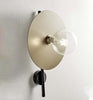 Applique-moderno-Illuminando-PUB-AP1PUBNR+DISCO30SB-E27-LED-metallo-lampada-parete