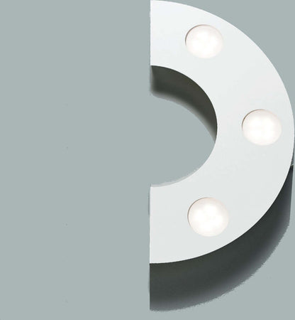 Applique-moderno-Illuminando-UFO-AP-P-LED-GX53-lampada-parete-soffitto-metallo-bianco-sabbia-componibile