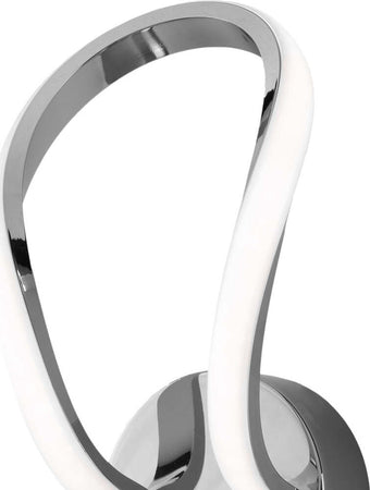 Applique-Moderno-Infinity-Luce-Led-Integrata-Metallo-E-Alluminio-Cromo