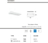 Applique-moderno-Linea-Light-Group-SKINNY-7908-7909-LED-alluminio-policarbonato-lampada-parete