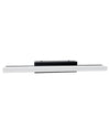 Applique Moderno Nero Lampada Parete Led 9w 4000k Luce Specchio Bagno Vetro Satinato