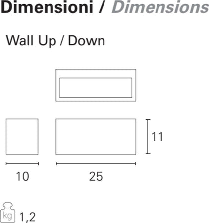 Applique-moderno-PAN-International-CONNECTION-EST01004-E27-LED-lampada-parete
