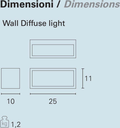 Applique-moderno-PAN-International-CONNECTION-EST01005-E27-LED-lampada-parete