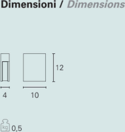 Applique-moderno-Pan-International-DANKAN-EST01008-LED-alluminio-lampada-parete