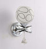 Applique Moderno Paralume Vetro Sfera Bianca Nera Pendente Cristallo Argento E10 Casa, arredamento e bricolage > Illuminazione da interno > Applique per interno Trade Shop italia - Napoli, Commerciovirtuoso.it