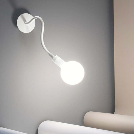Applique-moderno-Perenz-BULBO-6682-B-LED-E27-lampada-parete-braccio-orientabile-metallo-gomma
