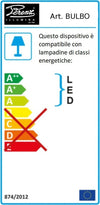Applique-moderno-Perenz-BULBO-6682-B-LED-E27-lampada-parete-braccio-orientabile-metallo-gomma