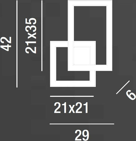 Applique-moderno-Perenz-CROSS-6598-B-CT-LED-bianco-dinamico-lampada-parete