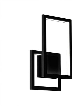 Applique-moderno-Perenz-CROSS-6598-N-CT-LED-nero-lampada-parete