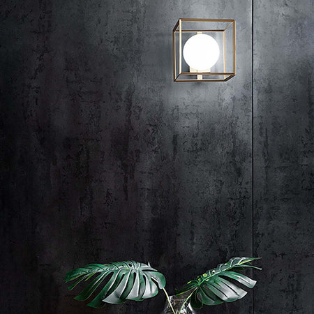 Applique-moderno-Perenz-CUBE-6691-E27-LED-15x15-lampada-parete-metallo-gabbia