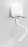 Applique-moderno-Perenz-LEVEL-6636-LED-USB-9W-456LM-3000°K-lampada-parete-bianco-nero-braccio-flessibile-IP20