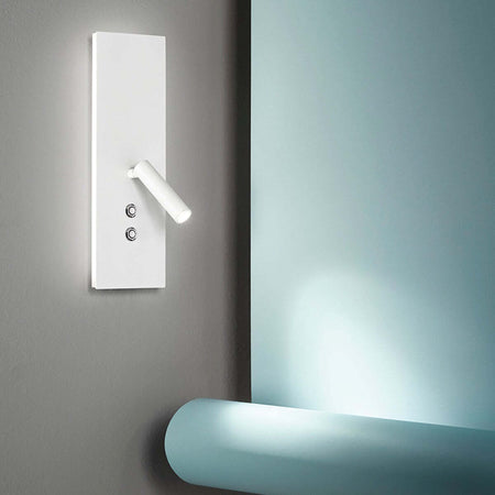 Applique-moderno-Perenz-PLATE-6638-B-LC-LED-lampada-parete-dimmerabile-spot-orientabile-doppia-accensione