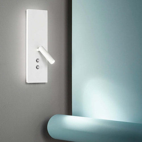 Applique-moderno-Perenz-PLATE-6638-B-LC-LED-lampada-parete-dimmerabile-spot-orientabile-doppia-accensione