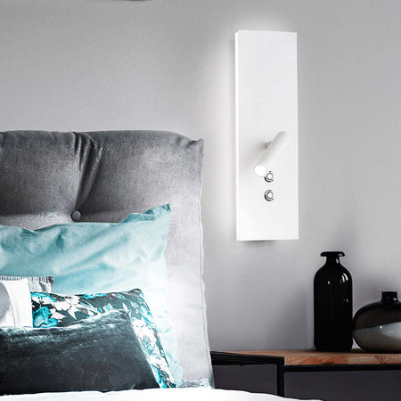 Applique-moderno-Perenz-PLATE-6638-B-LC-LED-lampada-parete-dimmerabile-spot-orientabile-doppia-accensione