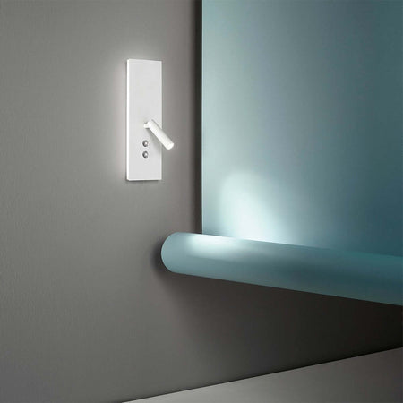 Applique-moderno-Perenz-PLATE-6638-B-LC-LED-lampada-parete-dimmerabile-spot-orientabile-doppia-accensione
